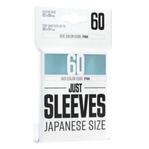 Just Sleeves - Japanese Size Clear (60 Sleeves)