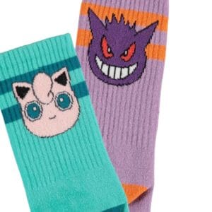 Alternative view of Pokémon Jigglypuff & Gengar - Women's Sport Socks (2 Pack) | Maat 35/38