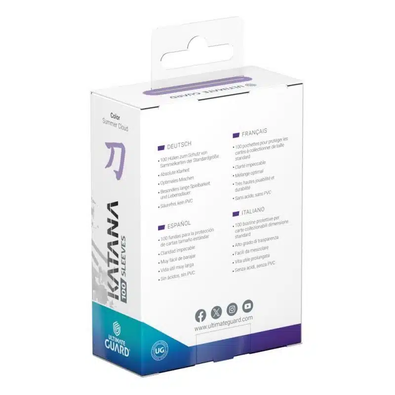 Ultimate Guard Katana Sleeves Standard Size - Summer Cloud - Afbeelding 3