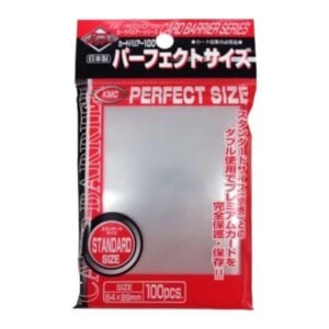 KMC Standard Sleeves Perfect Size (100 Sleeves)