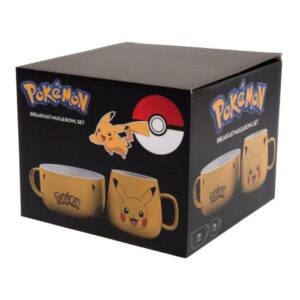 Pokemon Ontbijt Set Mok + Kom - Pikachu