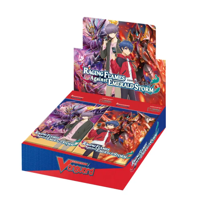 Vanguard Will+Dress - Raging Flames Against Emerald Storm Boosterbox