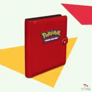 Retro 90s Pokemon Kaarten Binder Ultra Pro Rood