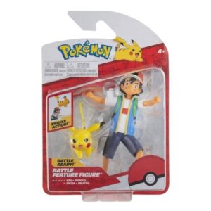 Pokemon Battle Feature Figure - Ash & Pikachu