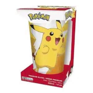 Pokemon Large Glass Premium Pikachu - 400ml