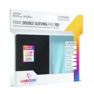 Gamegenic Prime Sleeves Double Sleeving Pack (100 stuks)