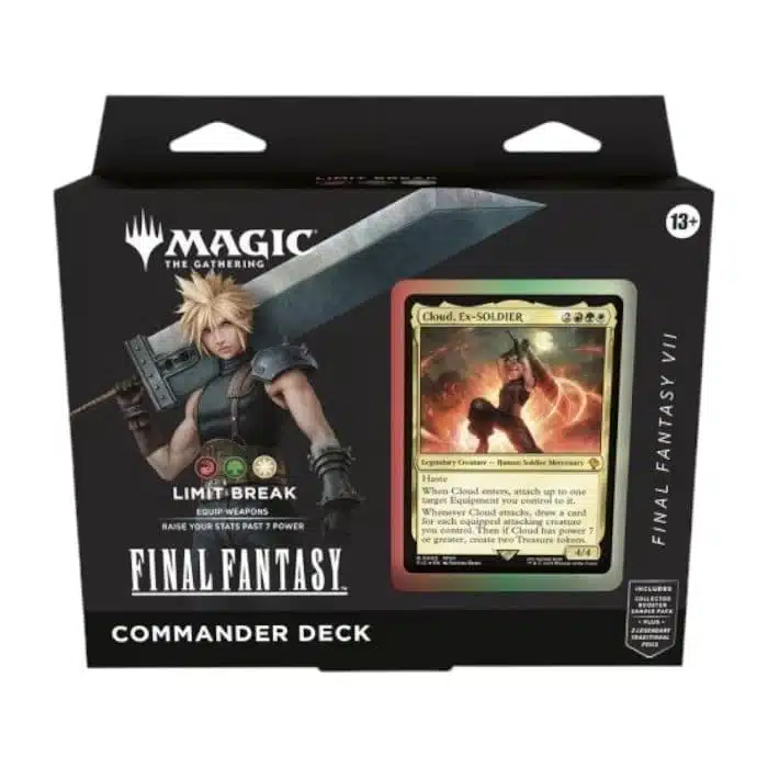 Magic the Gathering Final Fantasy Commander Deck Limit Break