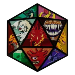 sample Dungeons & Dragons Medallion D20