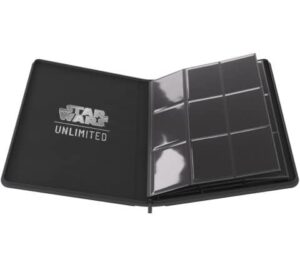 Gamegenic Star Wars onbeperkt kaartspel - Album met ritssluiting 18 vakken - zwart