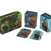 drie deckboxen met opdruk van Elves vs. Inventors