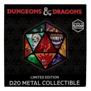 DD Dungeons & Dragons Medallion D20