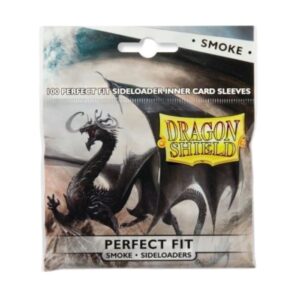 Dragon Shield Standard Perfect Fit Sleeves Sideloaders Clear/Smoke (100 Sleeves)
