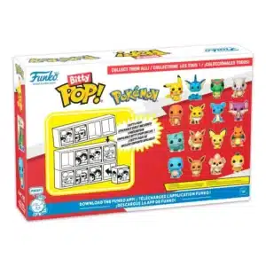 Alternative view of Pokémon Funko Bitty Pop! 4-Pack: Bulbasaur / Flareon / Pichu / Charizard