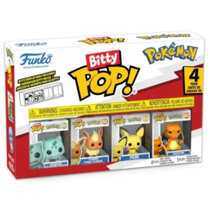 Pokémon Funko Bitty Pop! 4-Pack: Bulbasaur / Flareon / Pichu / Charizard
