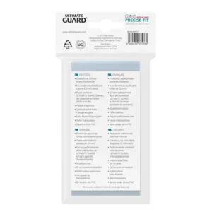 Ultimate Guard Precise-Fit Sleeves Japanese Size (100) - Resealable