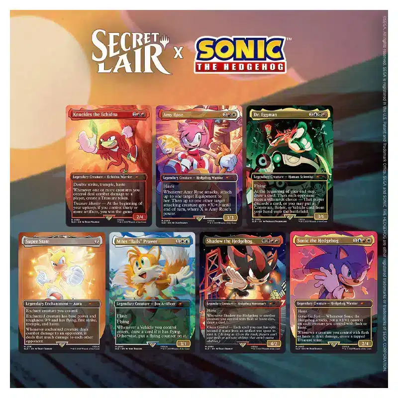 195166301846 Secret lair sonic x mtg