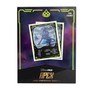 Edge of Eternities Uthros, Titanic Godcore 105ct APEX Deck Protector Sleeves – Magic: The Gathering