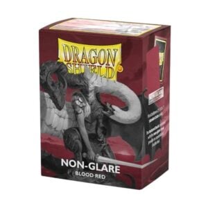 Dragon Shield Sleeves Non-Glare Matte Blood Red (100)