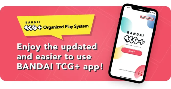 bandai tcg+ app organized play system