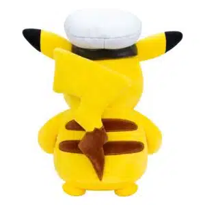 achterkant Pokemon Pluche Knuffel Captain Pikachu 20 cm