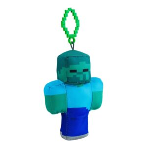pluche knuffel minecraft clip on steve