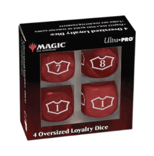 Ultra Pro Deluxe 22MM Mountain Loyalty Dice Set with 7-12 Magic The Gathering