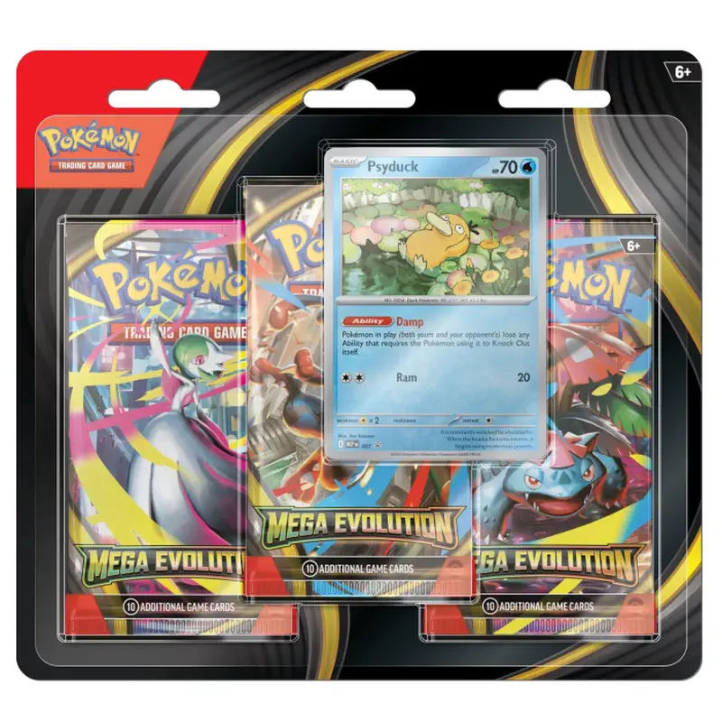 Pokémon TCG: Mega Evolution 3-Pack Blister