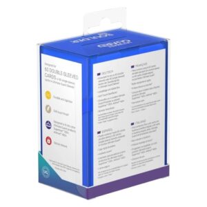 Alternative view of Ultimate Guard Boulder 60+ Sapphire Deckbox