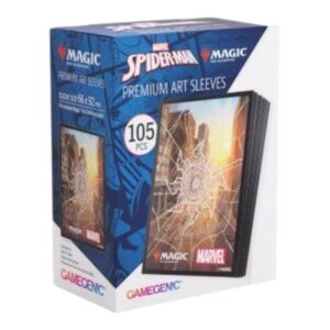 Gamegenic - Magic: The Gathering | Marvel's Spider-Man Premium Art Sleeves - Spider-Man Plains