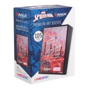 Gamegenic - Magic: The Gathering | Marvel's Spider-Man Premium Art Sleeves - Spider-Man Mountain