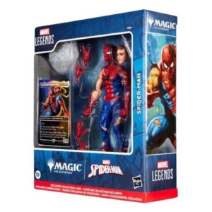 Marvel Legends Magic: The Gathering Battle-Damaged Spider-Man (plus Exclusive Foil Card)