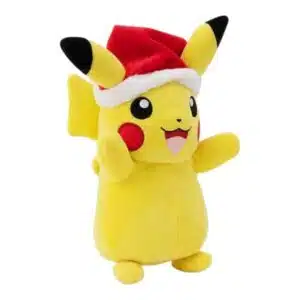 Pokemon Pluche Knuffel Winter Pikachu met Kerstmuts 20 cm