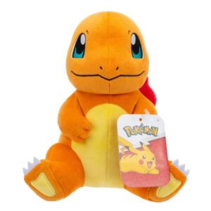 Pokemon Pluche Charmander 20cm  Mooie zachte Charmander knuffel van het merk Jazwares. Deze knuffel is officieel gelicenseerd door Pokemon. Merk Jazwares Formaat circa 20cm Pokemon merchandise