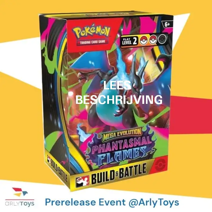 Inschrijving Pokemon Prerelease Event Phantasmal Flames 2025 @ArlyToys Lelystad