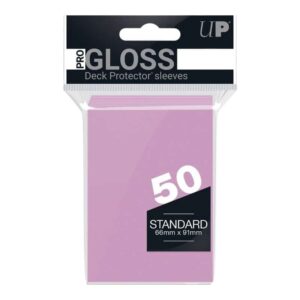 Ultra Pro Gloss Standard Sleeves - Pink (50 Sleeves)