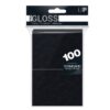 Ultra Pro Gloss Standard Sleeves - Black (100 Sleeves)