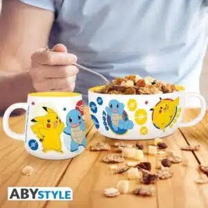 Alternative view of Pokemon Ontbijt Set Mok + Schaal - Pikachu & Kanto Starters