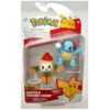 Pokemon Battle Figure Winter Holiday 2 Pack, Rowlet and Squirtle