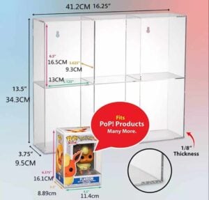Alternative view of Evoretro Acrylic Display Case Funko (6)