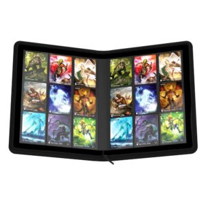 Alternative view of Ultimate Guard Zipfolio 360 18-Pocket Xenoskin Zwart