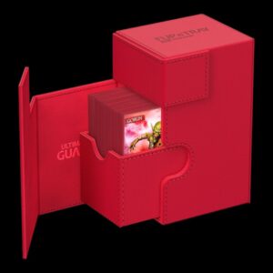 Alternative view of Ultimate Guard Deckbox Flip'n'Tray 80+ Xenoskin - Rood