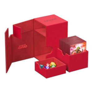 Alternative view of Ultimate Guard Deckbox Flip'n'Tray 100+ Xenoskin - Rood