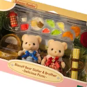 Alternative view of Sylvanian Families Biscuit Bear Sister & Brother Delicious Picknick 5852