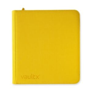 Vault X 12-Pocket Exo-Tec® Zip Binder Geel