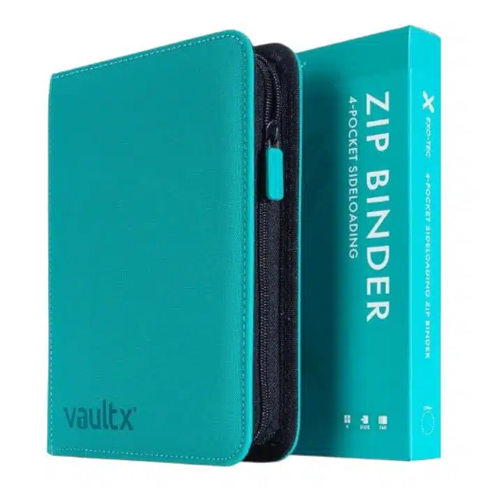 Vault X 4-Pocket Exo-Tec® Zip Binder Ocean Blue - Afbeelding 5