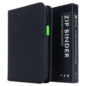 Alternative view of Vault X 4-Pocket Exo-Tec® Zip Binder Signature Black