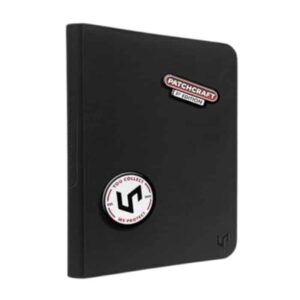 Ultra Pro Patchcraft Zippered 9-Pocket PRO-Binder Black