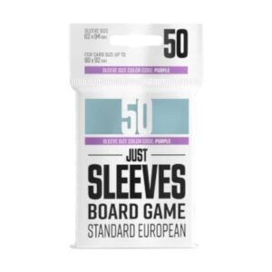 Just Sleeves Boardgame Standard European (50)