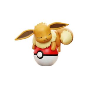 Pokémon Eevee + glow-in-the-dark Poké Ball figure