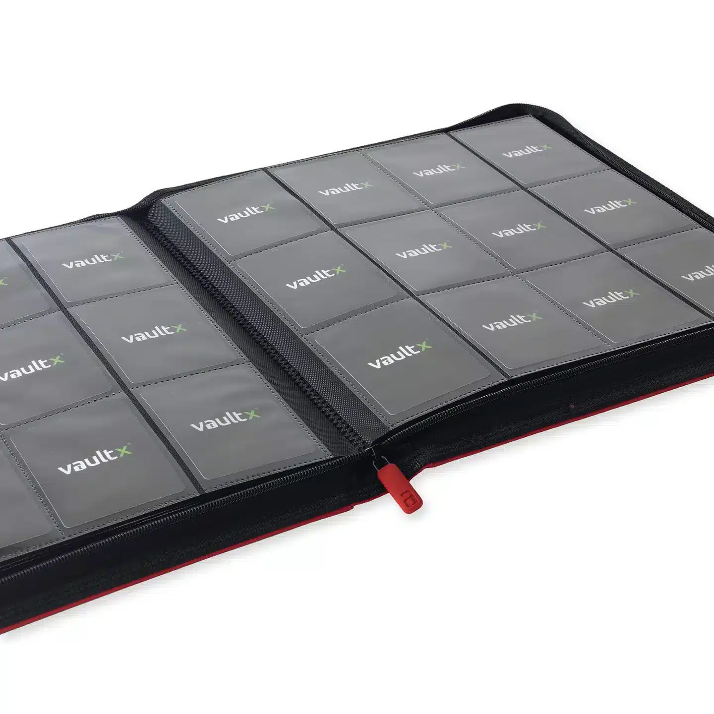 Vault X 12-Pocket Exo-Tec® Zip Binder Fire Red - Afbeelding 5